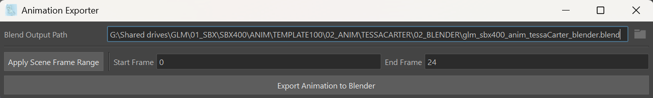 GLM Animation Expoer